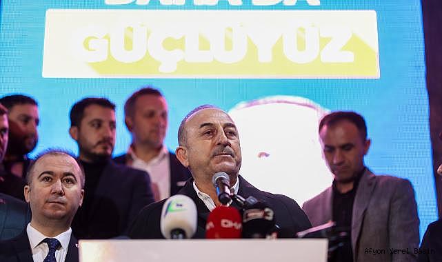 Dışişleri Bakanı Çavuşoğlu, Afyonkarahisar'da AK Parti SKM açılışında konuştu