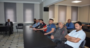 İscehisar'da itfaiye personeline doğal gaz semineri verildi
