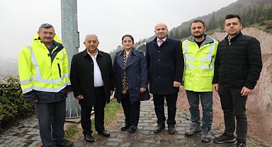 Karahisar Kalesi'ne ulaşacak teleferik projesinde çalışmalar sürüyor