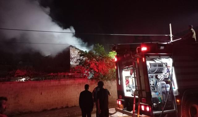 Ödemiş'te müstakil ev yandı