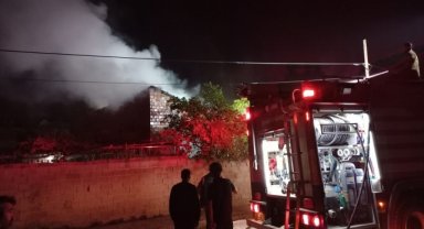 Ödemiş'te müstakil ev yandı