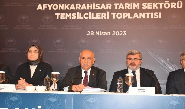 Tarım ve Orman Bakanı Kirişci, Afyonkarahisar'da konuştu: (1)