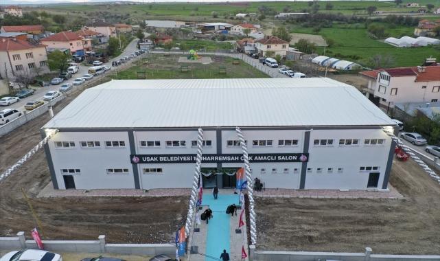 Uşak Belediyesince yapılan "Muharremşah Çok Amaçlı Salon" açıldı