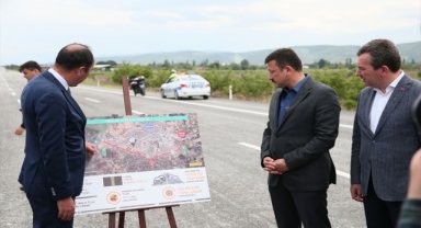 AK Parti'li Dağ, Bergama Çevre Yolu'nda incelemede bulundu: