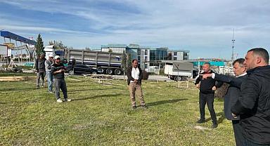 Başkan Koyuncu Park Yapım Çalışmalarını İnceledi