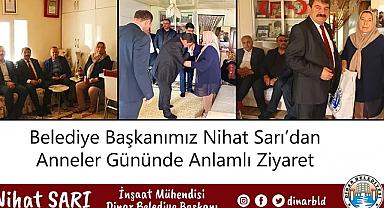 Başkan Sarı'dan Anneler gününde anlamlı ziyaret