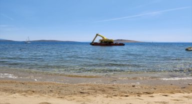 Bodrum'da dip tarama faaliyeti çalışması ekiplerce durduruldu