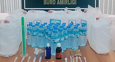 DİNAR EMNİYETİ KAÇAK ALKOL AVINDA