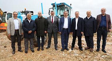 EN BÜYÜK ULAŞIM PROJEMİZ AFRAY´DA ŞANTİYE KURULDU İMALAT BAŞLADI