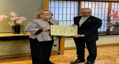 Güler Sabancı'ya "Japonya Büyükelçisi ödülü" takdim edildi