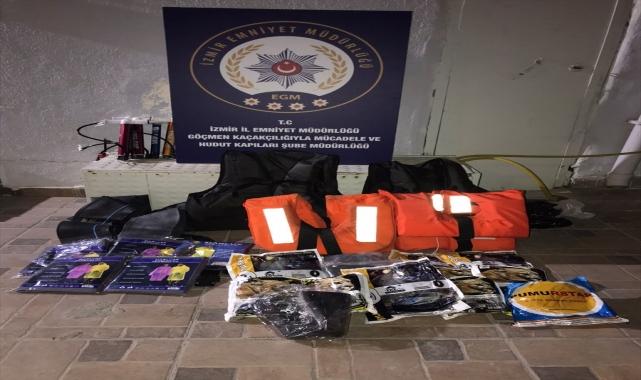 İzmir'de 3 zanlı "göçmen kaçakçılığı" suçundan tutuklandı