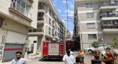 İzmir'de apartman dairesinde çıkan yangında 59 yaşındaki kadın öldü