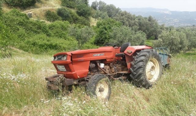 İzmir'in Beydağ ilçesinde devrilen traktörün altında kalan kadın sürücü hayatını kaybetti