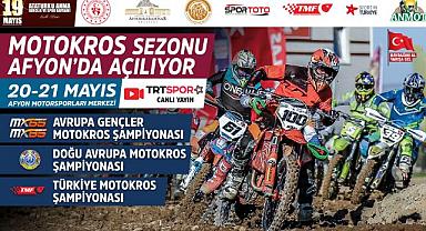 MOTOKROS ŞAMPİYONALARI 20-21 MAYIS´TA AFYON´DA