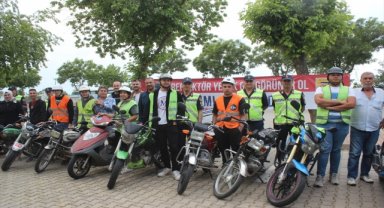 Ödemiş'te jandarma ekipleri motosiklet sürücü adaylarını bilgilendirdi