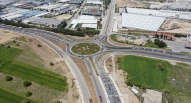 Uşak'ta Güney Çevre Yolu'nun yapımı tamamlanan bölümü trafiğe açıldı