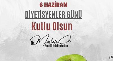 BAŞKAN DR. MUSTAFA ÇÖL’DEN DİYETİSYENLER GÜNÜ MESAJI