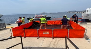 Bodrum'da deniz kirliliğine acil müdahale tatbikatı yapıldı