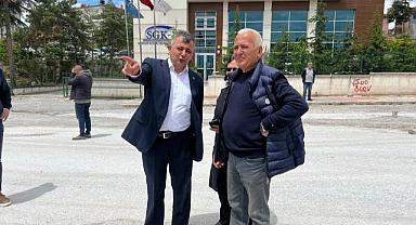 Emirdağ’ın En Büyük Caddesinde Hummalı Çalışma