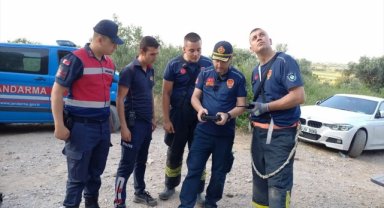 Manisa'da kanyonda yaralanan doğa yürüyüşçüsünü kurtarmak için çalışma başlatıldı