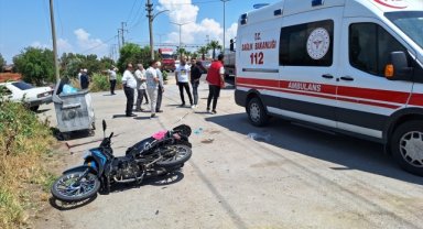 Manisa'da trafik kazasında yaralan motosiklet sürücüsü hastanede öldü