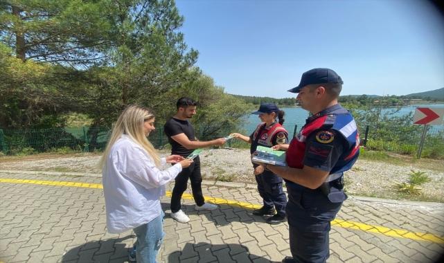 Muğla'da jandarma ekipleri orman yangınlarına karşı devriye görevi yapıyor