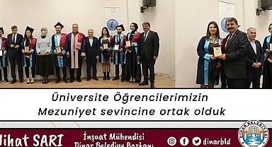 Nihat Sarı, Üniversite Öğrencilerimizin Mezuniyet sevincine ortak oldu