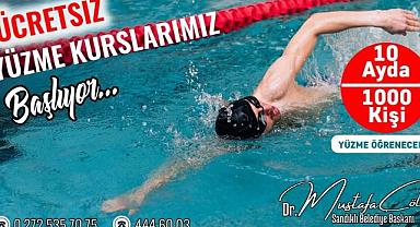 SANDIKLI'DA YÜZME BİLMEYEN KALMAYACAK