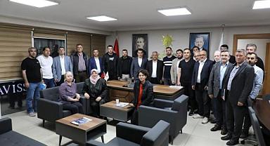 ZEYBEK BAŞKAN MERKEZ İLÇE YÖNETİM KURULU TOPLANTISINA KATILDI