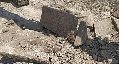 Afyonkarahisar'da temel kazısında lahit bulundu