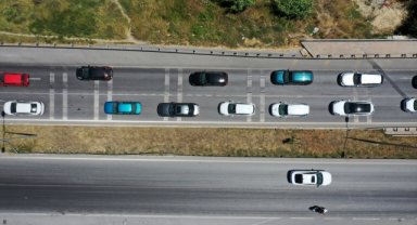 Aydın'da tatilciler dönüş yolunda yoğunluk oluşturdu