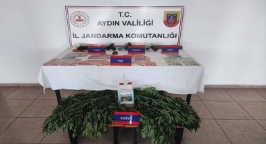 Aydın'da uyuşturucu ve sahte para ele geçirildi