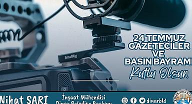 Belediye Başkan Nihat Sarı, Gazetecilerin basın bayramını kutladı