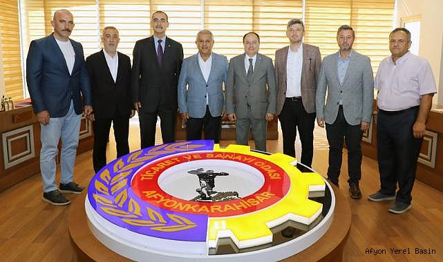 BELEDİYE BAŞKANI MEHMET ZEYBEK, ATSO’YU ZİYARET ETTİ