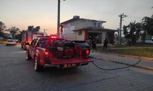 Fethiye'de trafoda çıkan yangın söndürüldü
