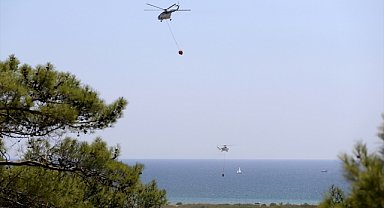 Fethiye'de çıkan orman yangını kontrol altına alındı