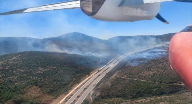 GÜNCELLEME - İzmir'de alev alan otomobil orman yangınına yol açtı