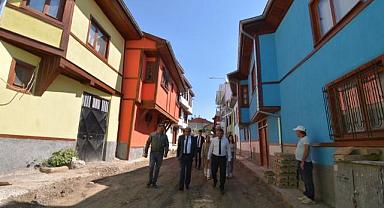 HİSAR MAHALLESİ SOKAK SAĞLIKLAŞTIRMA PROJESİNDE SONA AZ KALDI