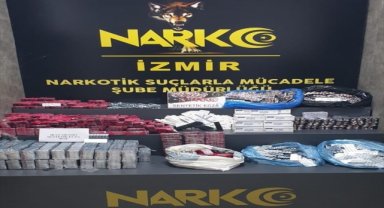 İzmir'de bir evde 154 bin uyuşturucu içerikli hap ele geçirildi