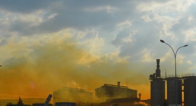Kütahya'da azot fabrikasında nitrik asit sızıntısı meydana geldi