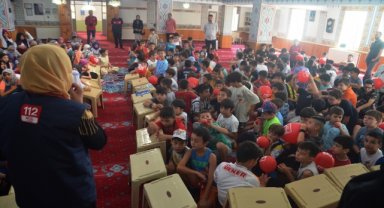 Kütahya'da yaz Kur'an kurslarında 112 Acil Çağrı Merkezi farkındalık eğitimi veriliyor
