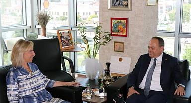 KÜTAHYA TİCARET VE SANAYİ ODASI HEYETİ, AFYONKARAHİSAR TİCARET VE SANAYİ ODASI’NI ZİYARET ETTİ