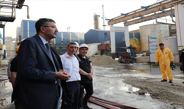 Kütahya'da azot fabrikasında nitrik asit sızıntısı meydana geldi