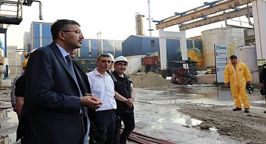Kütahya'da azot fabrikasında nitrik asit sızıntısı meydana geldi
