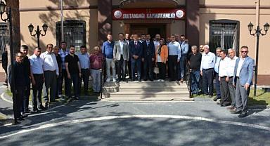 MİLLİYETÇİ HAREKET PARTİSİ HEYETİ KİRAZIN MERKEZİ SULTANDAĞINDA KİRAZ ÜRETİCİSİNİ YALNIZ BIRAKMADI.