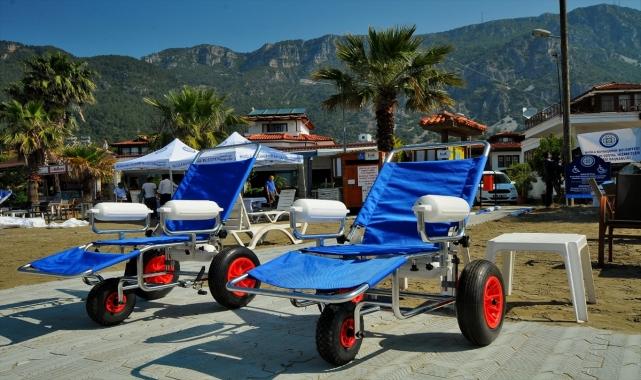 Muğla'da 21 plajda engellilere hizmet sunuluyor