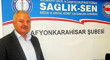 Sağlık-Sen Afyonkarahisar Şube Başkanı Abdülkadir Hız açıklamalarda bulundu.