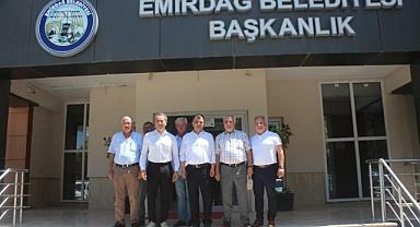 Saint Josse Belediye Başkanı Emir Kır'dan Başkan Koyuncu'ya Ziyaret