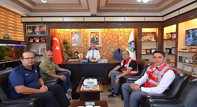 SANDIKLI ARAMA KURTARMA DERNEĞİNDEN BAŞKAN DR. MUSTAFA ÇÖL’E ZİYARET