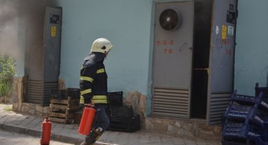 Turgutlu'da elektrik trafosunda çıkan yangın söndürüldü